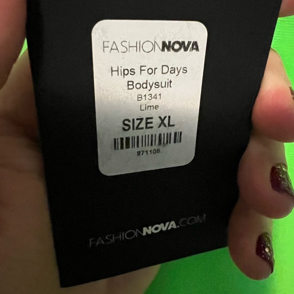 NEON GREEN HIPS FOR DAYS BODY SUIT - Picture 3 of 10